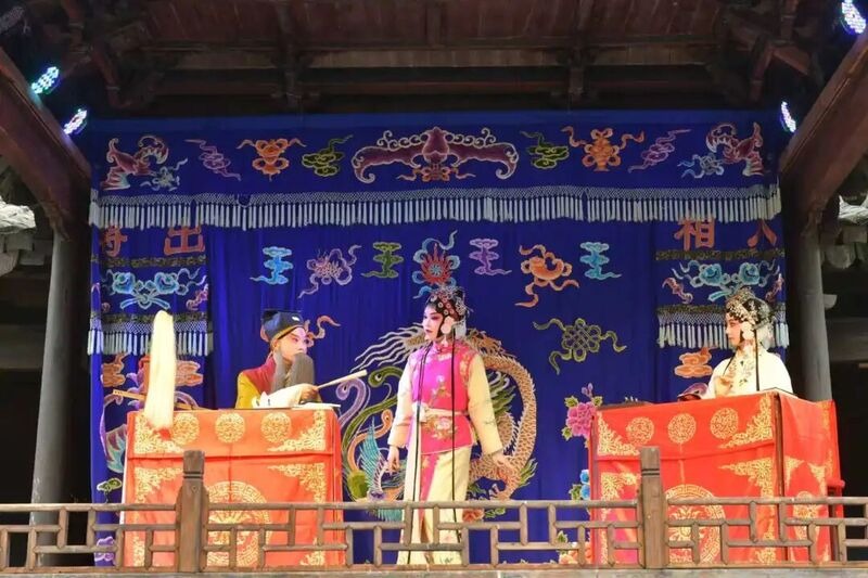 永嘉昆剧团送戏下乡演出