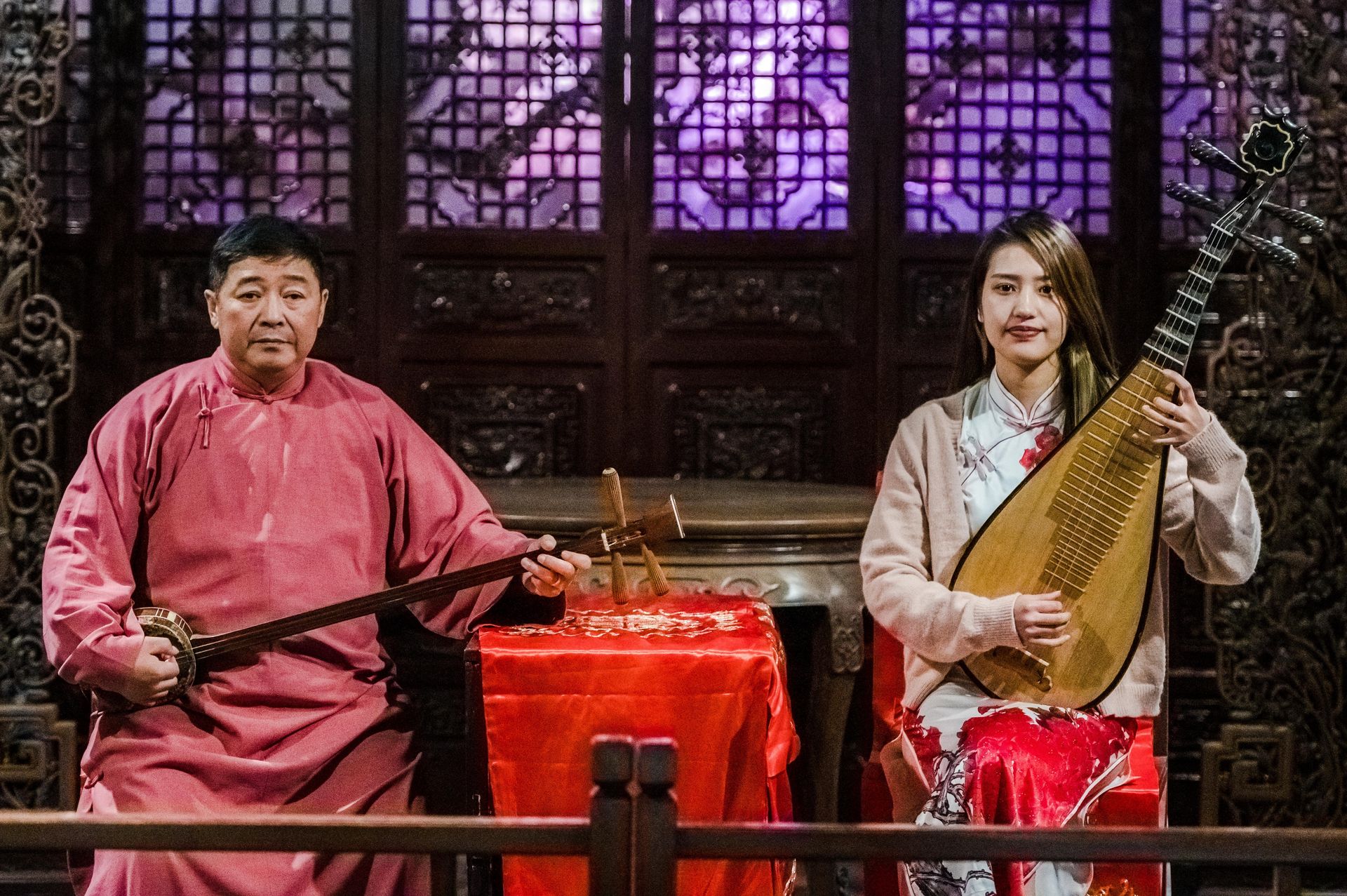 网师园夜花园器乐演奏