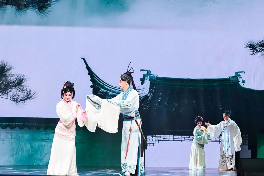 昆剧《浣纱记》演出照(四人同台)