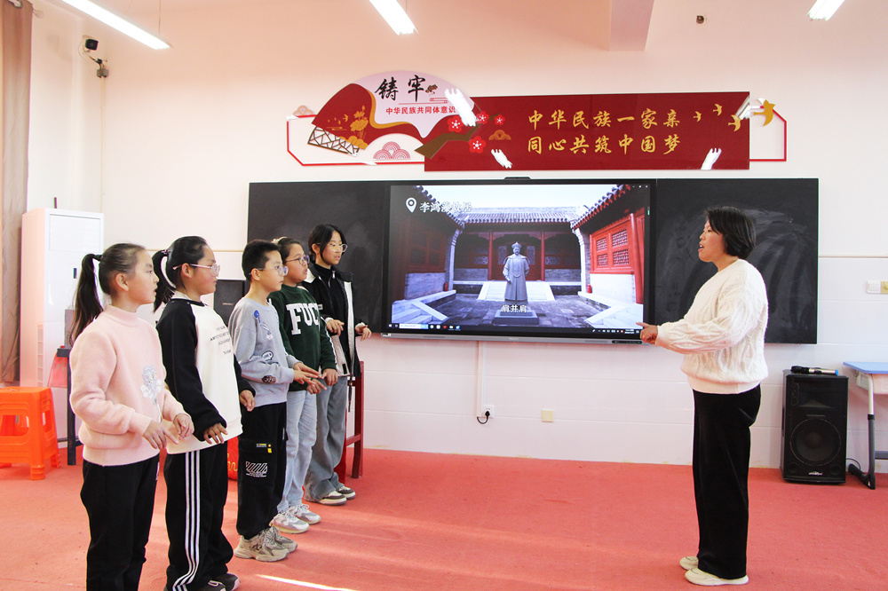 河北高阳河西村小学课堂练习昆曲
